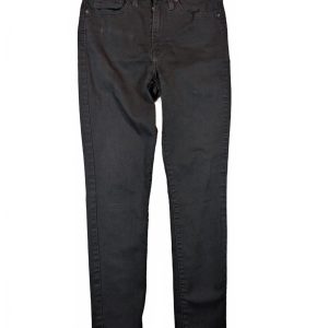 Levi's 721 High Rise Skinny Black Stretch Denim 5-Pocket Jeans Womens 27x28