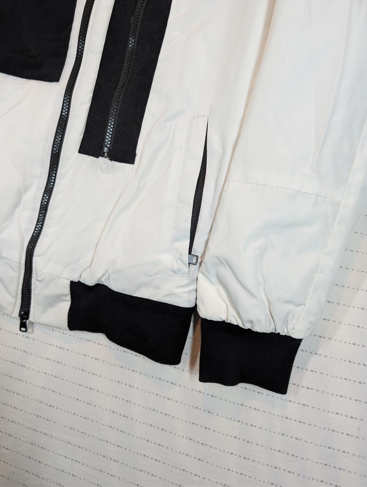 RD Style Utility Bomber Jacket Multiple Zip Pockets Lightweight Mens Small - Image 4