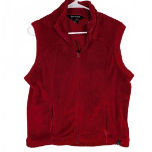 Avalanche Wear Fleece Zip Up Vest Outdoor Hiking Casual Womens Large
