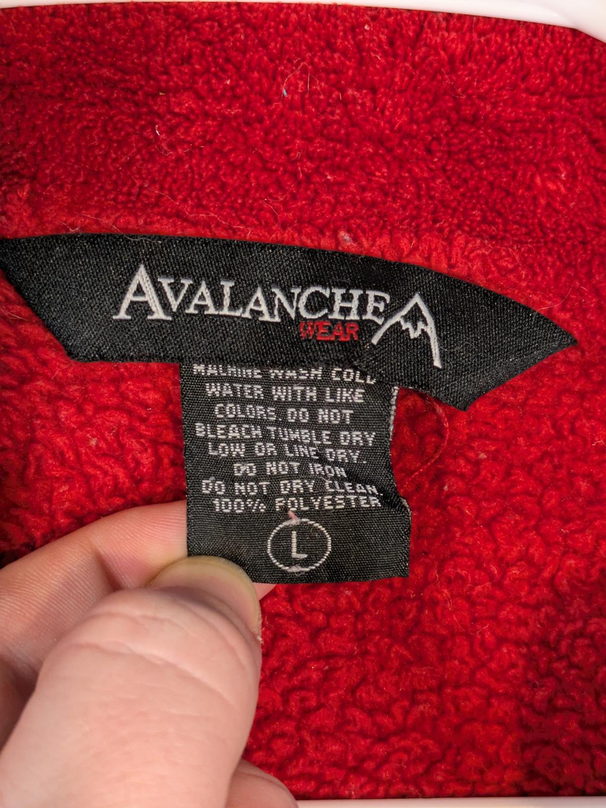 Avalanche Wear Fleece Zip Up Vest Outdoor Hiking Casual Womens Large - Image 3