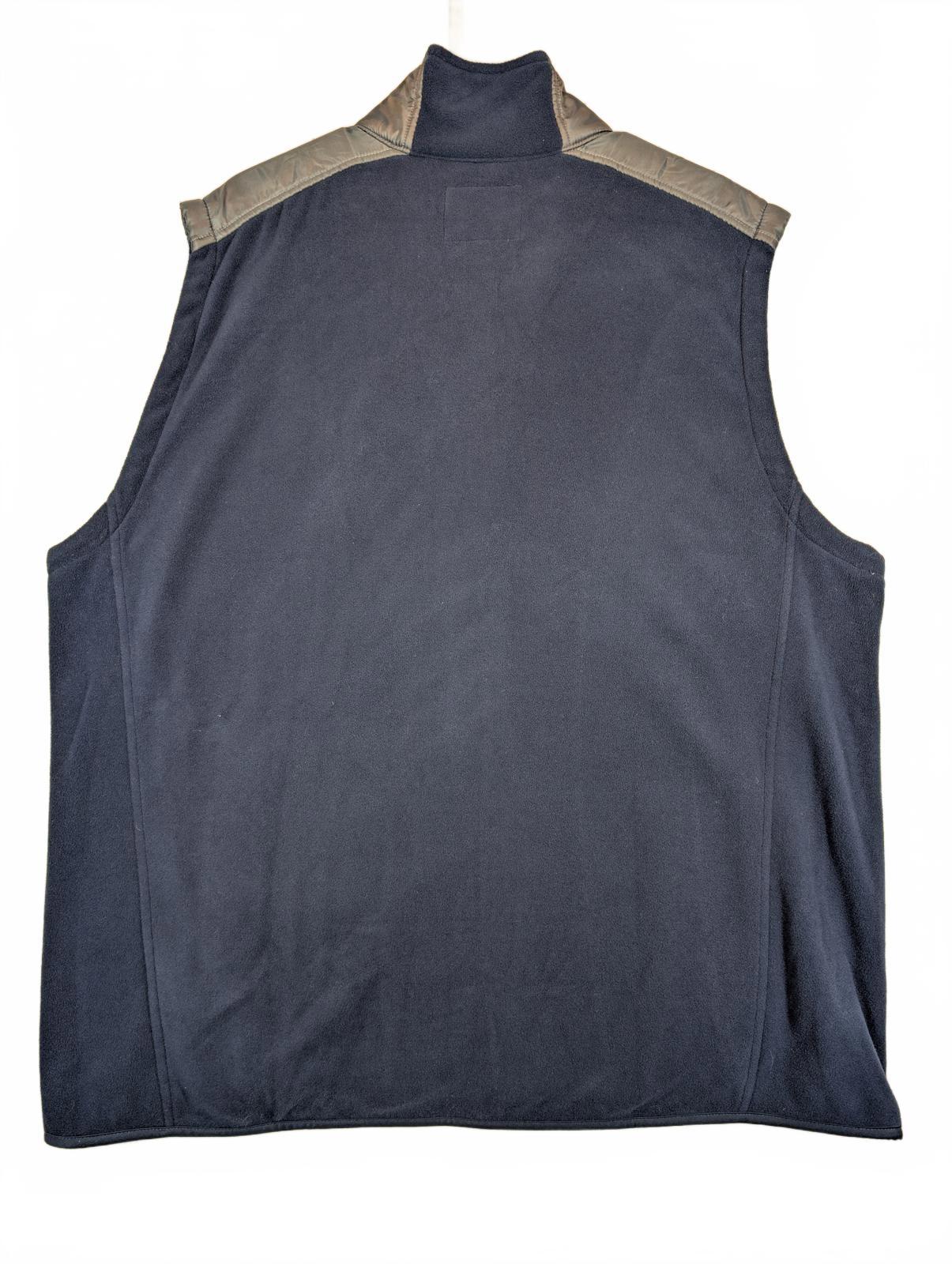 Athletech Fleece Zip Vest Full Zip Outdoor Casual Mens XL Navy Blue - Image 2