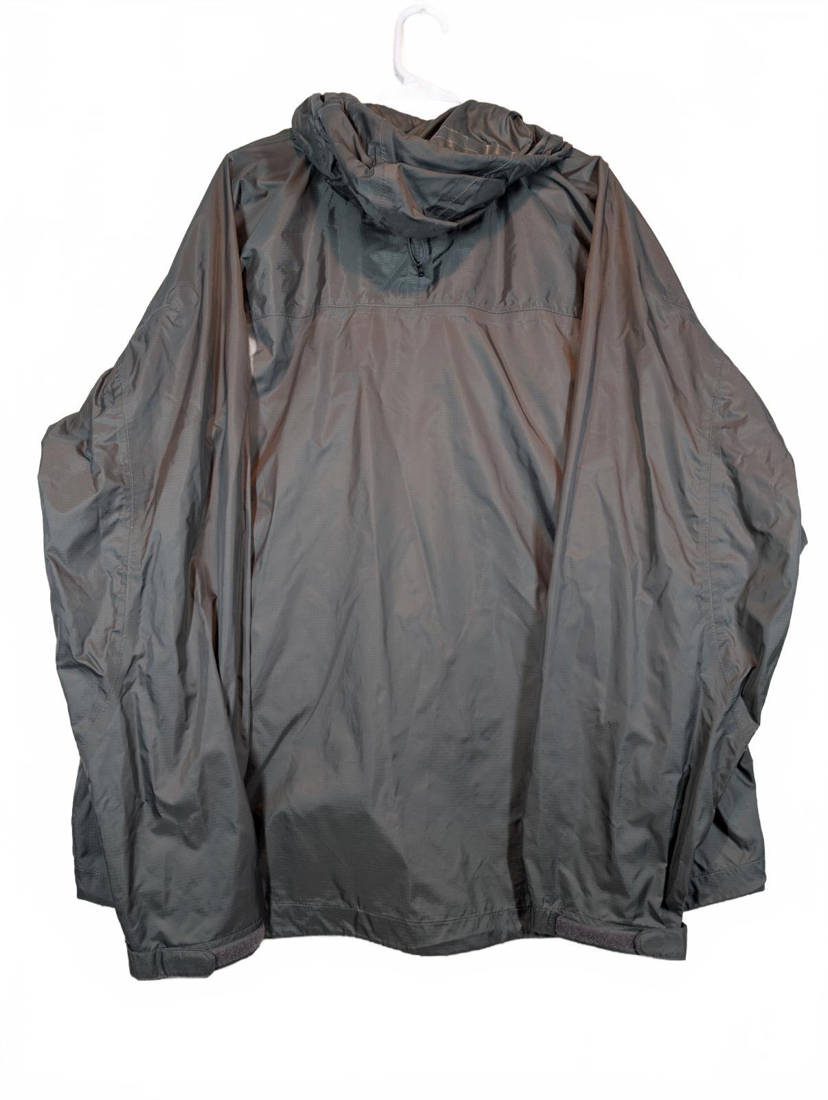 Campmor Hooded Rain Jacket Lightweight Waterproof Outdoor Mens 2XL Gray - Image 2