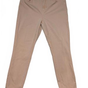 Calvin Klein Jeans Slim Fit Stretch Denim Pink Skinny Pants Womens Size 12