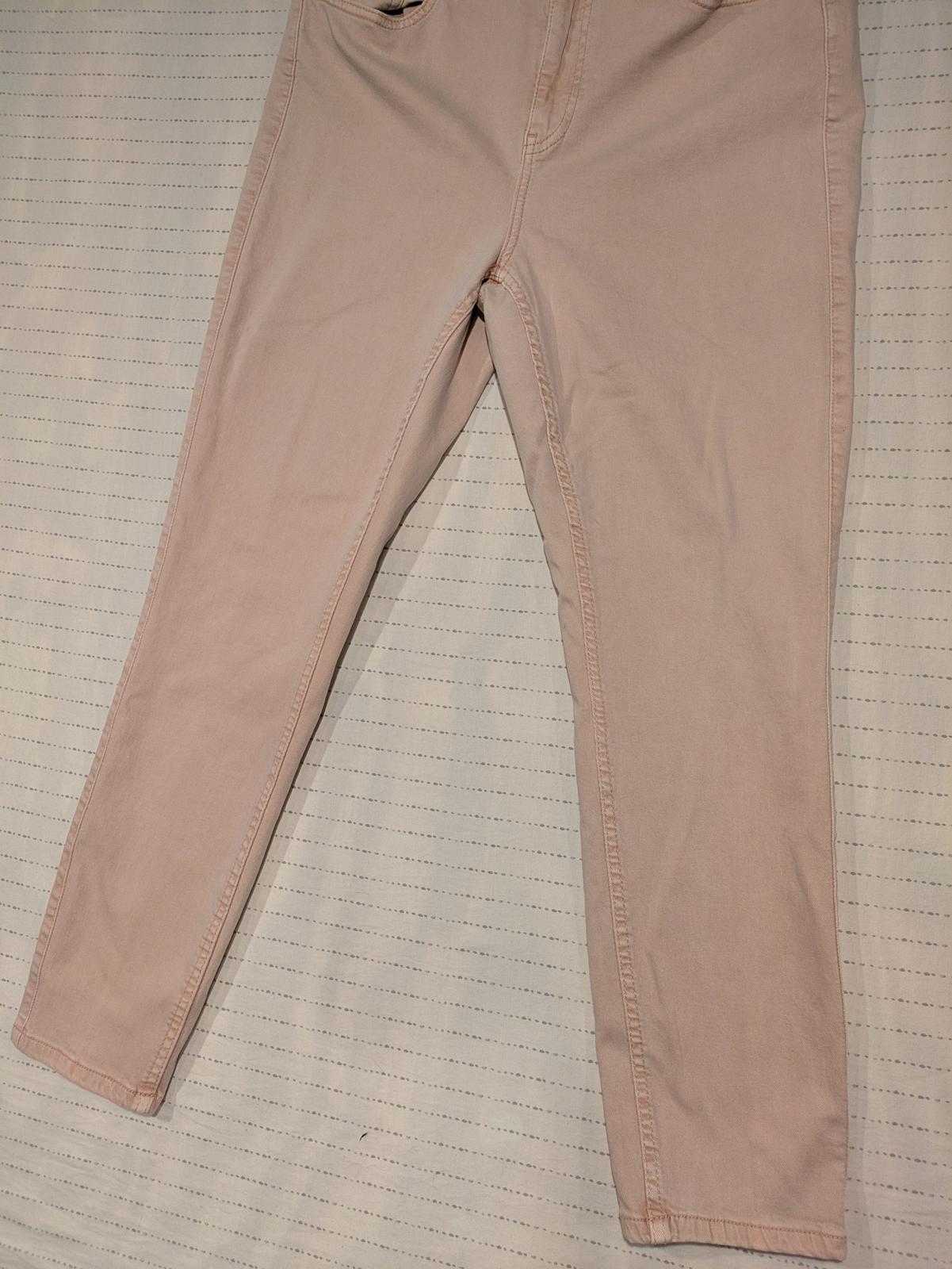 Calvin Klein Jeans Slim Fit Stretch Denim Pink Skinny Pants Womens Size 12 - Image 3