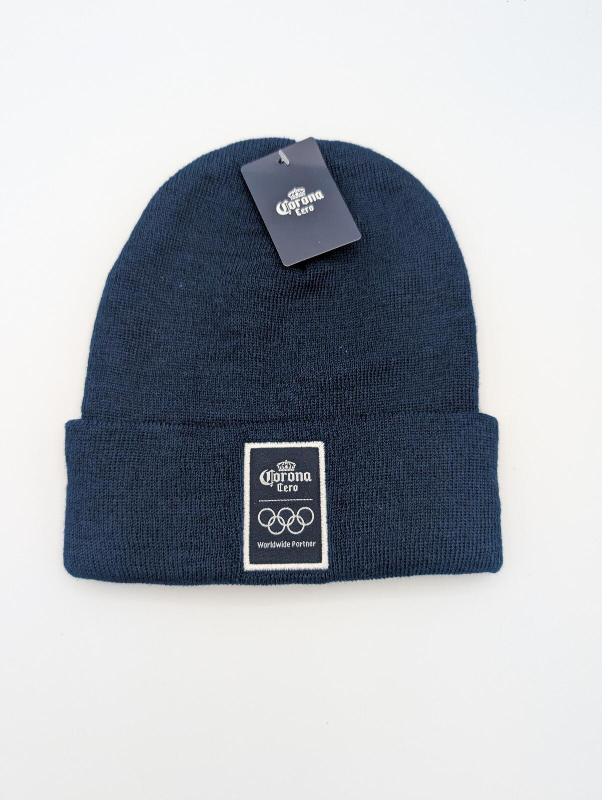 Corona Cero Olympics Worldwide Partner Knit Cuffed Beanie Hat Unisex One Size