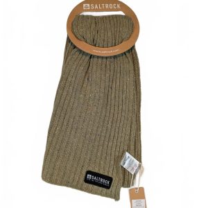 Saltrock Heritage Ribbed Knit Wool Blend Speckled Scarf Bandana Unisex One Size