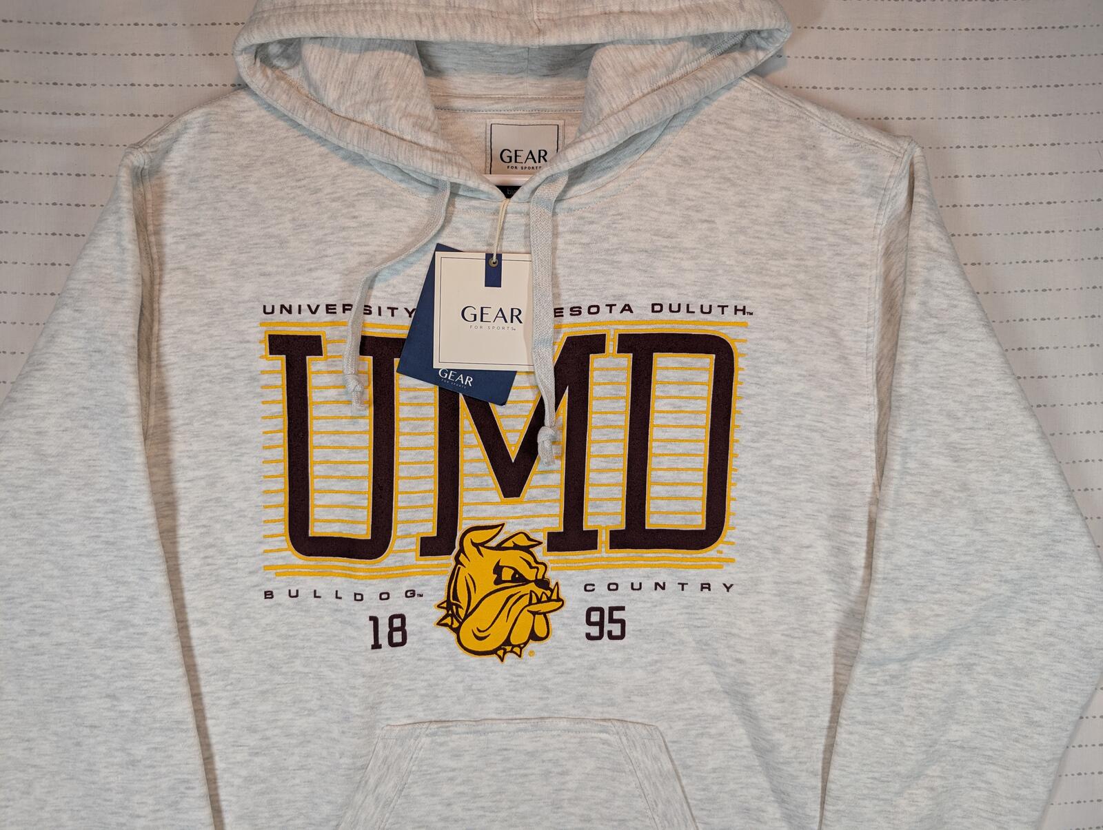 Gear For Sports Big Cotton UMD Bulldogs Pullover Hoodie Sweatshirt Mens Small - Image 3