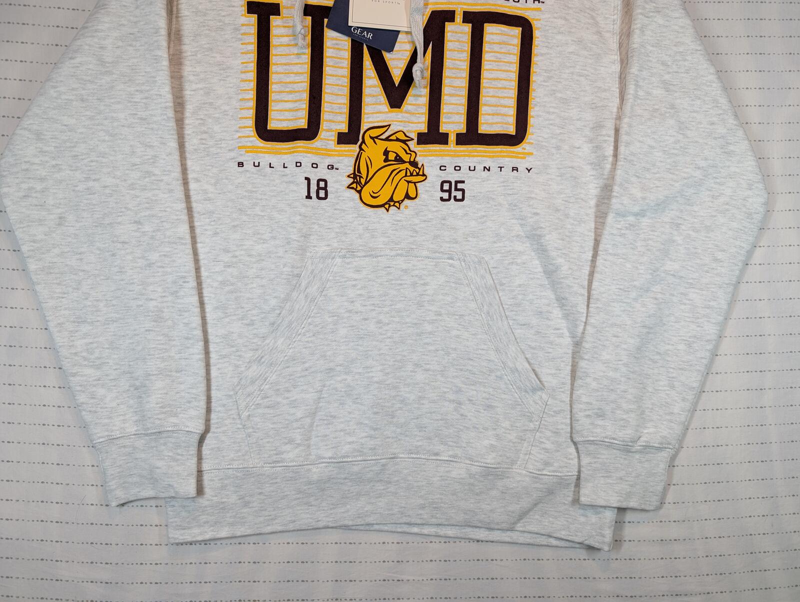 Gear For Sports Big Cotton UMD Bulldogs Pullover Hoodie Sweatshirt Mens Small - Image 4