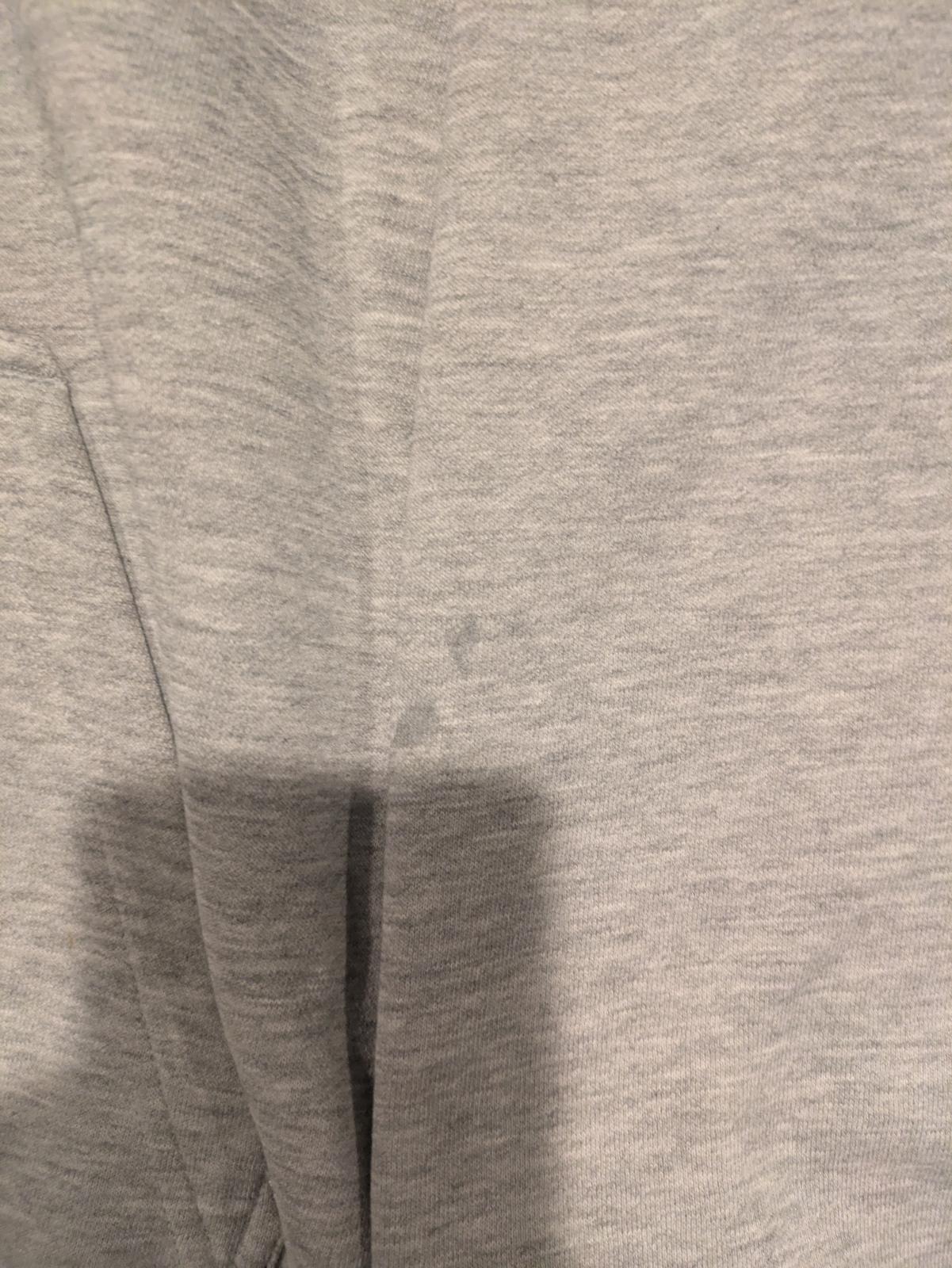 Adidas Gray Pullover Hoodie Sweatshirt Kangaroo Pocket Mens XXL Center Logo - Image 6