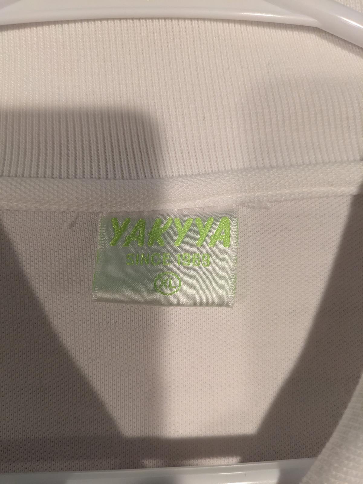 Yak'ya Thai Police Embroidered White Polo Shirt Short Sleeve Mens XL - Image 5