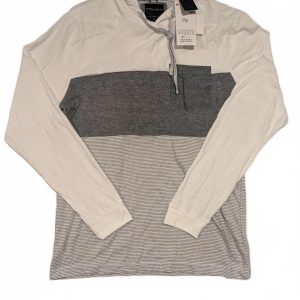 Denim And Flower Ricky Singh Hoodie Long Sleeve Pullover Striped Mens Small