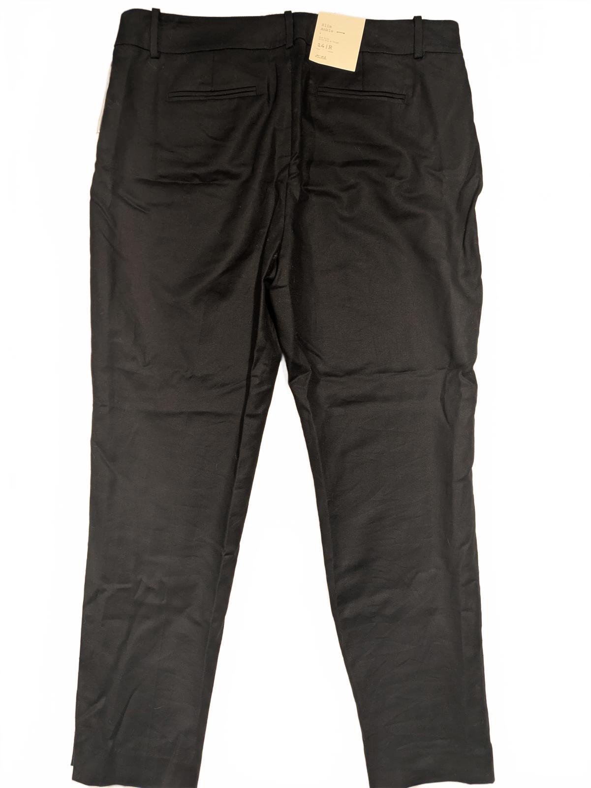 A New Day Black Stretch Dress Pants Womens Size 14 NWT 26x27 - Image 2