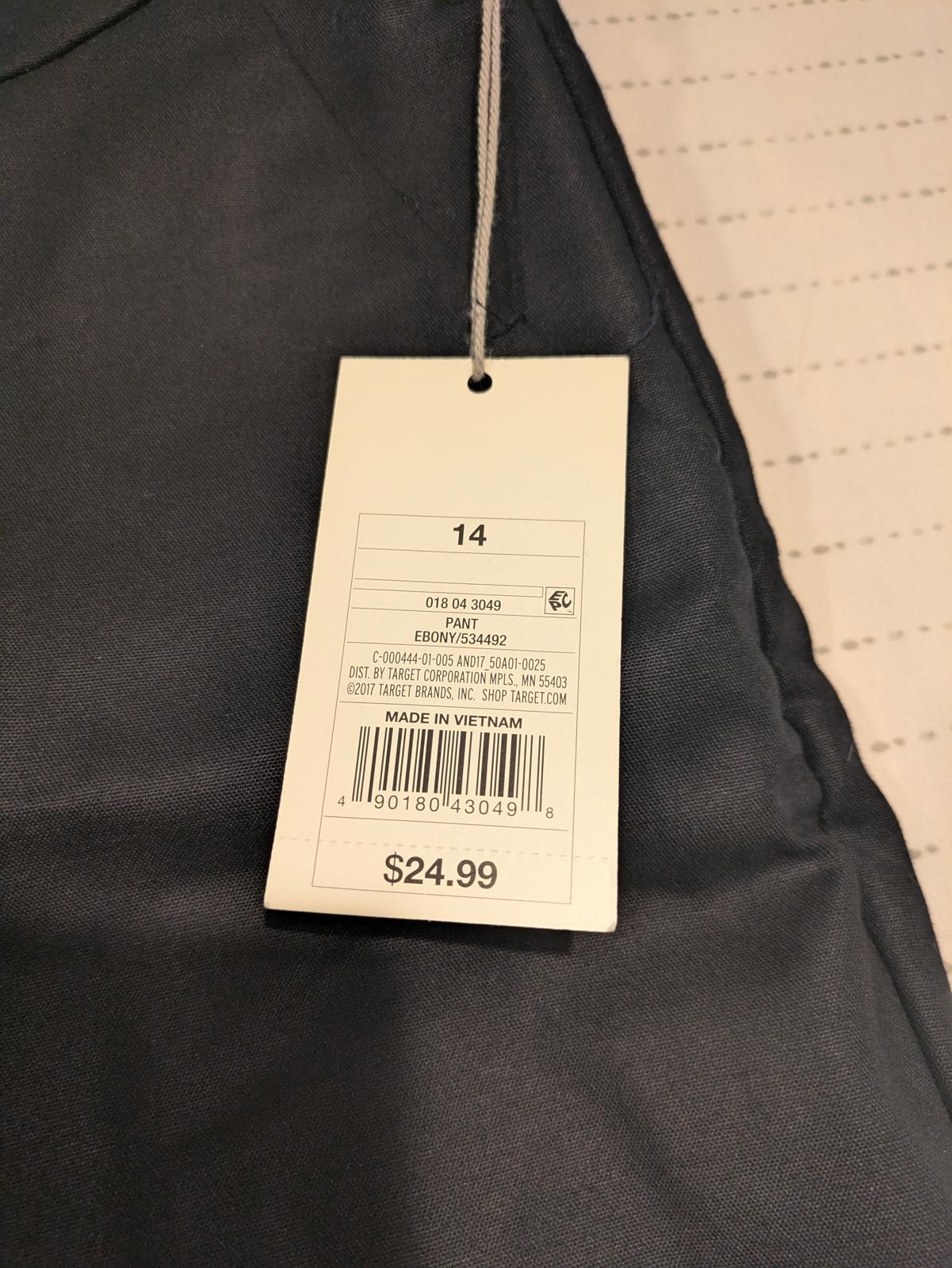 A New Day Black Stretch Dress Pants Womens Size 14 NWT 26x27 - Image 4