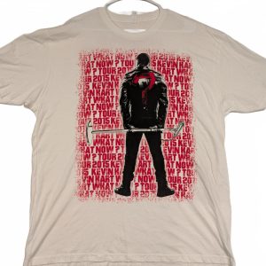 Kevin Hart What Now Tour 2015 Graphic T-Shirt Mens XXL White Stand Up Comedy