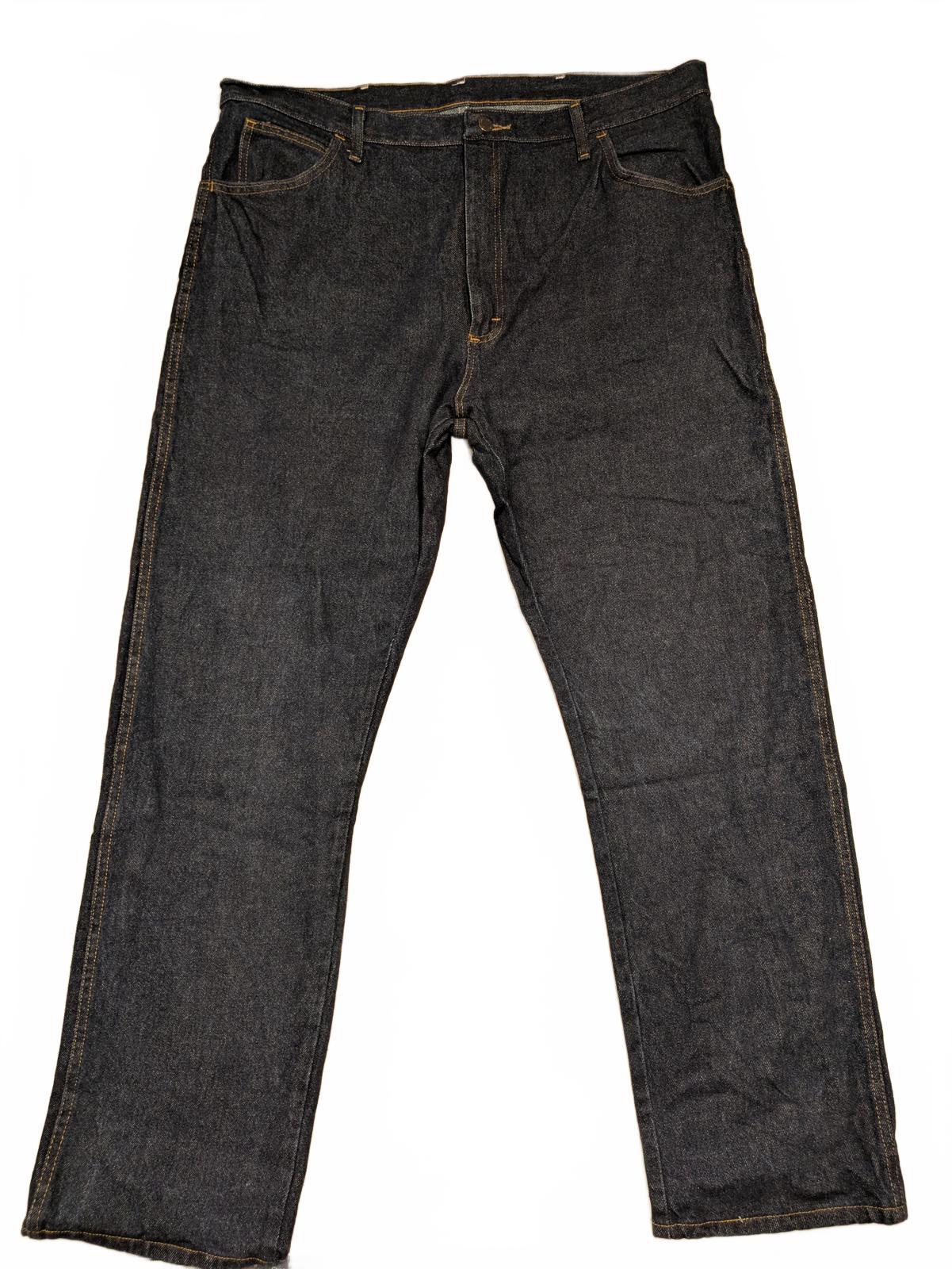 Rustler Classic Straight Leg Dark Denim Jeans Mens 40x32