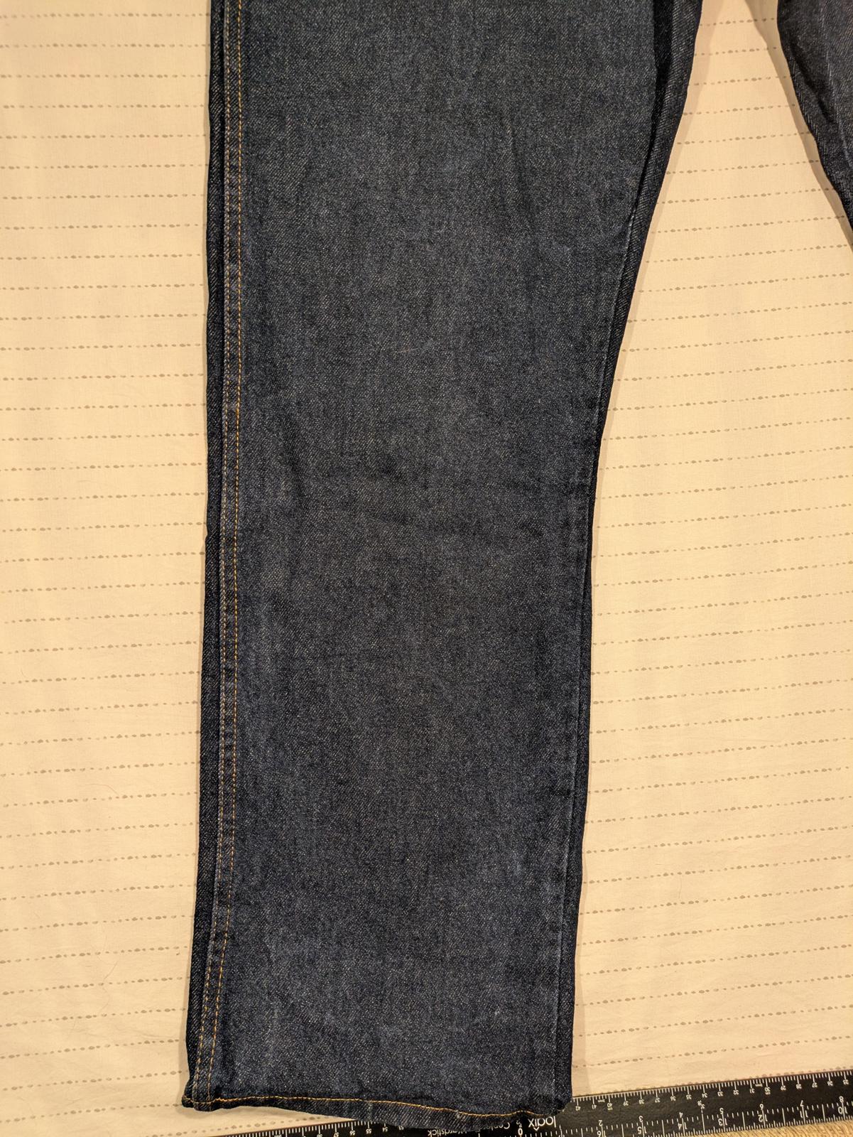Rustler Classic Straight Leg Dark Denim Jeans Mens 40x32 - Image 4