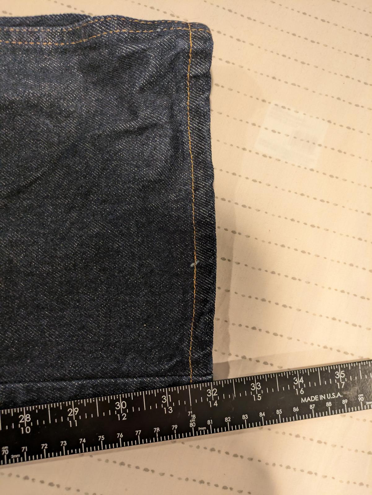 Rustler Classic Straight Leg Dark Denim Jeans Mens 40x32 - Image 9