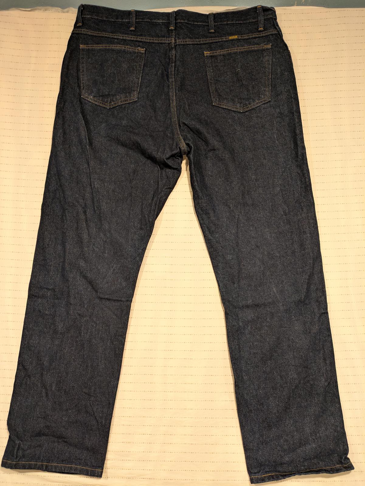 Rustler Classic Straight Leg Dark Denim Jeans Mens 40x32 - Image 10