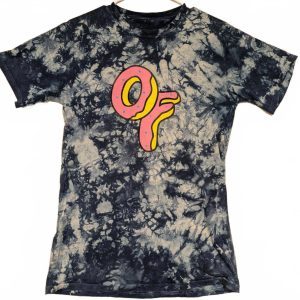 Odd Future Donuts OF Tie-Dye T-Shirt Mens Small Blue White