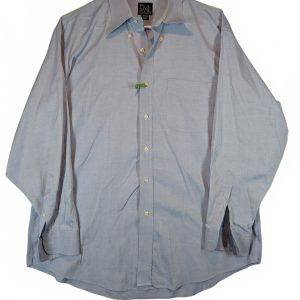 Jos. A. Bank Executive Collection Pinpoint Cotton Blue Dress Shirt Mens 16.5x32
