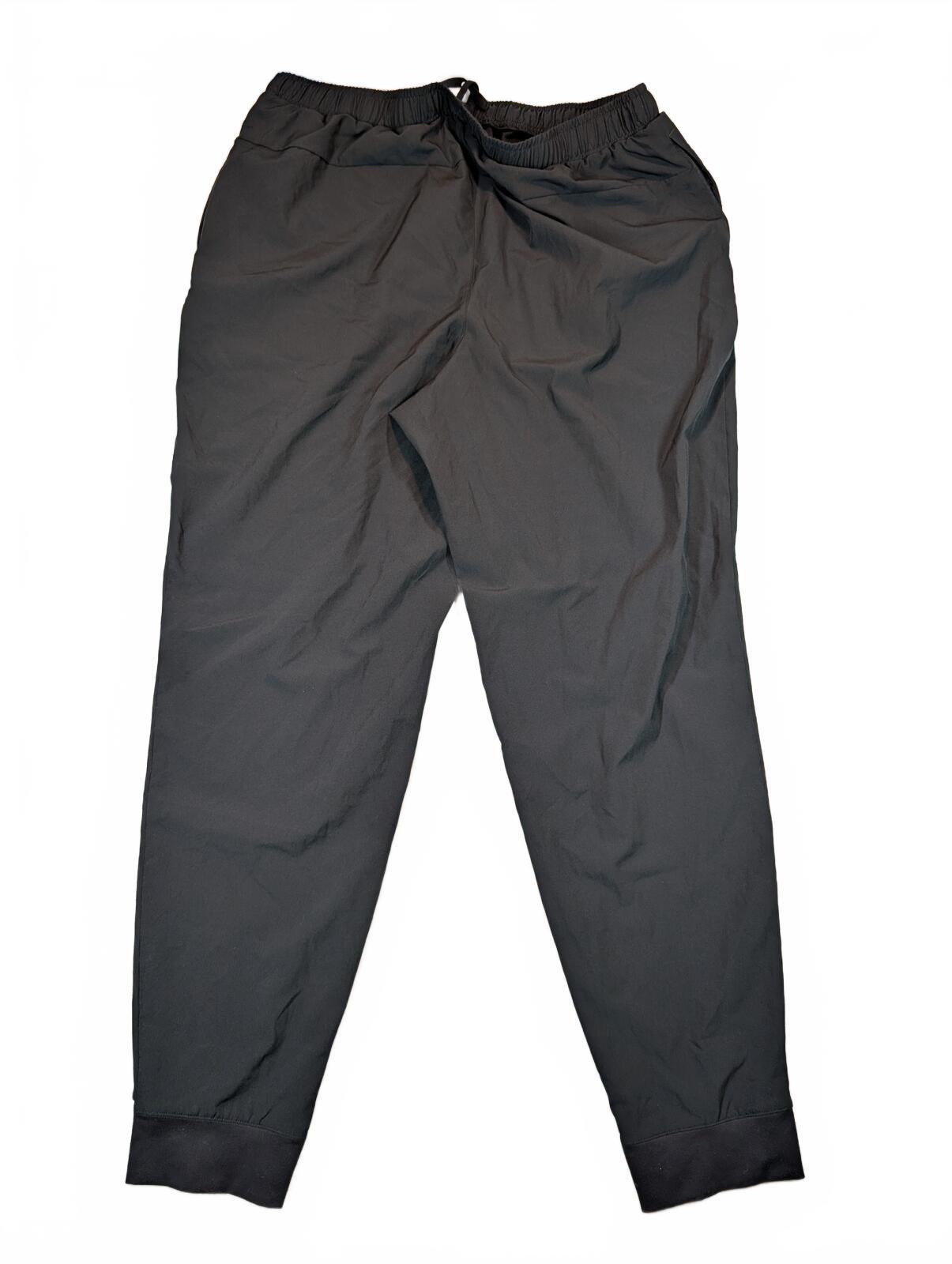 DSG Lightweight Pull On Athletic Tapered Cuffed Jogger Pants Black Mens Large - Image 2