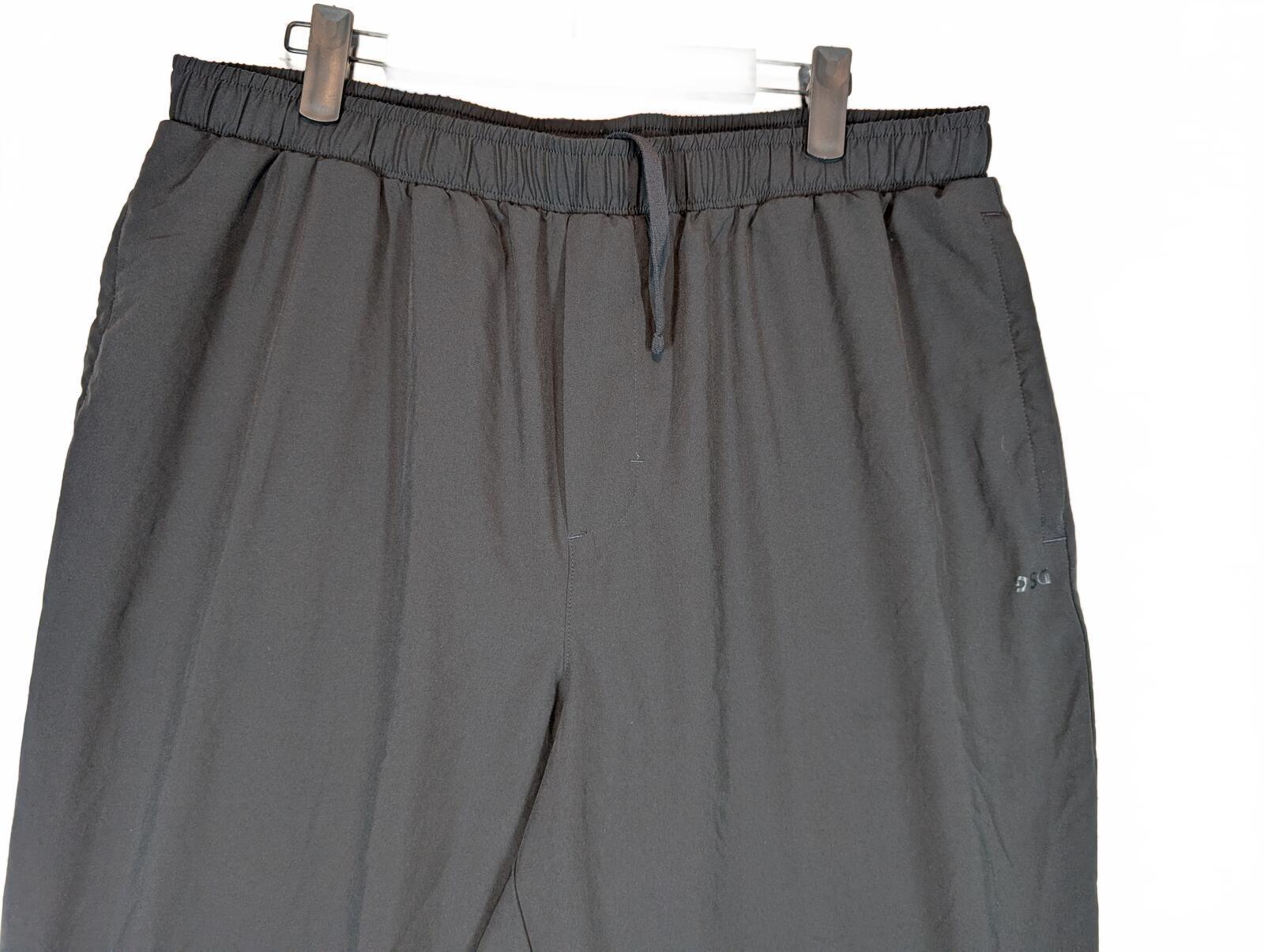 DSG Lightweight Pull On Athletic Tapered Cuffed Jogger Pants Black Mens Large - Image 3
