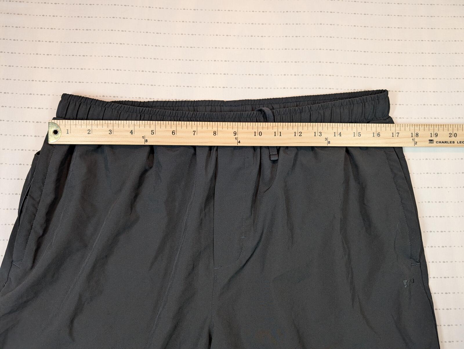 DSG Lightweight Pull On Athletic Tapered Cuffed Jogger Pants Black Mens Large - Image 7
