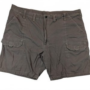 Wrangler NW934TK Stretch Cargo Hiking Shorts Brown Regular Fit Mens Size 44