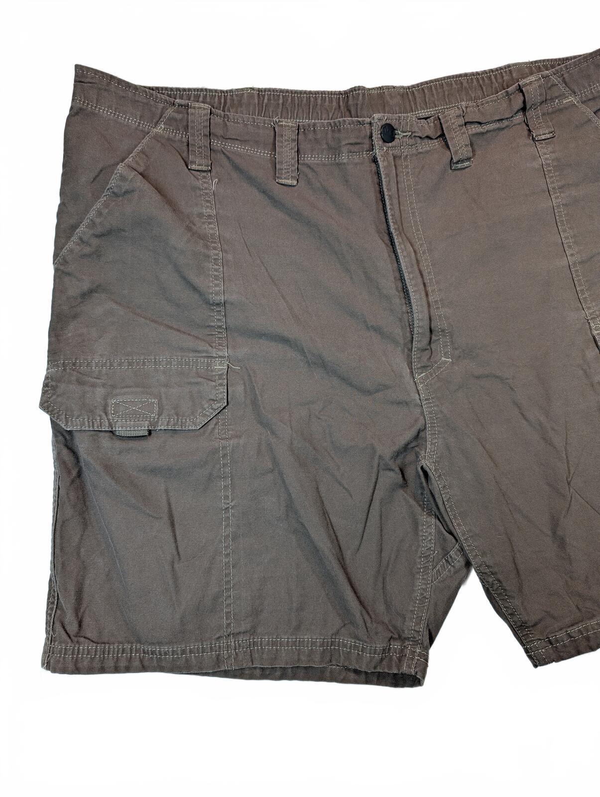 Wrangler NW934TK Stretch Cargo Hiking Shorts Brown Regular Fit Mens Size 44 - Image 3