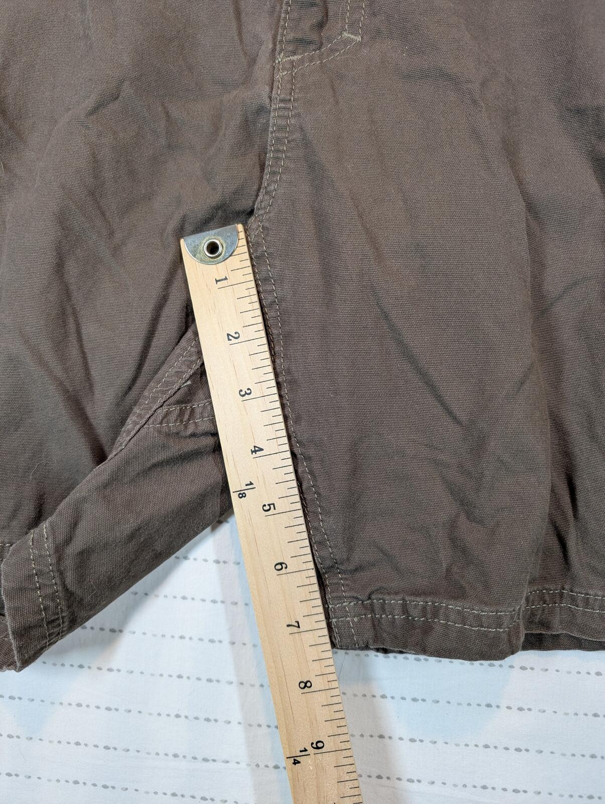 Wrangler NW934TK Stretch Cargo Hiking Shorts Brown Regular Fit Mens Size 44 - Image 6