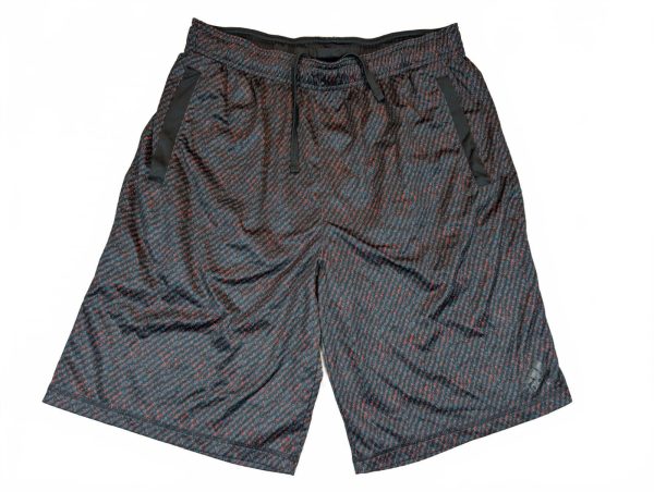 Adidas Climalite Speckle Training Gym Shorts Drawstring Pockets Mens Large 32x10