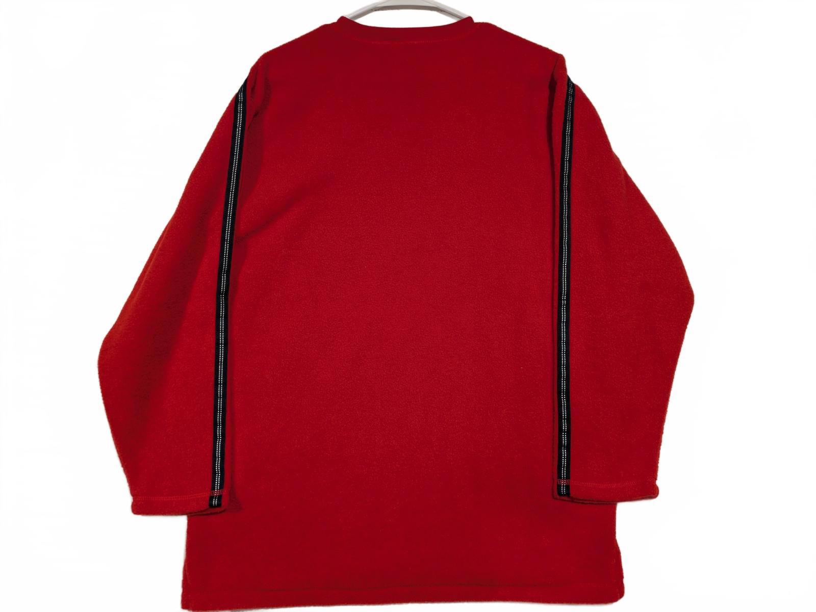 Aeropostale Aero-Tec Crimson Fleece Pullover Logo Long Sleeve Sweatshirt Mens XL - Image 2