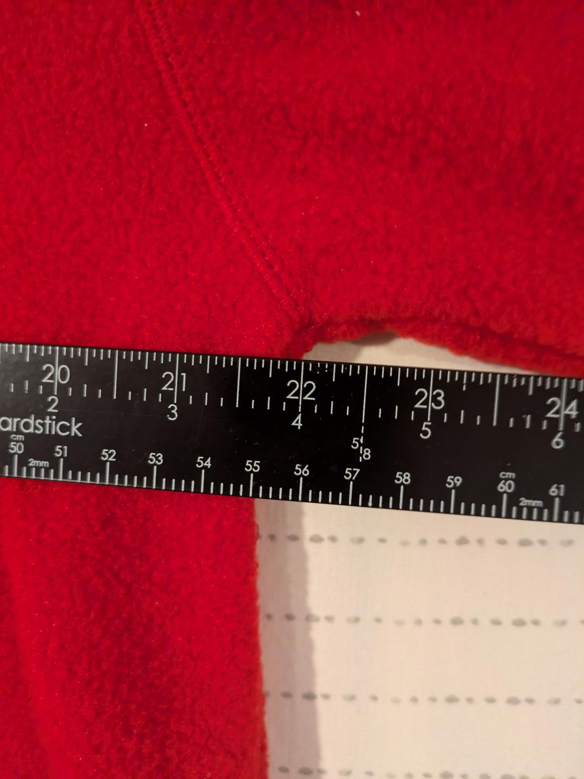 Aeropostale Aero-Tec Crimson Fleece Pullover Logo Long Sleeve Sweatshirt Mens XL - Image 6