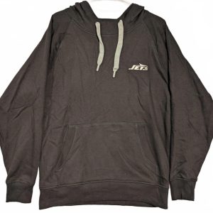 New York Jets NY Hoodie Pullover Sweatshirt Jet Logo Mens Medium Drawstrings