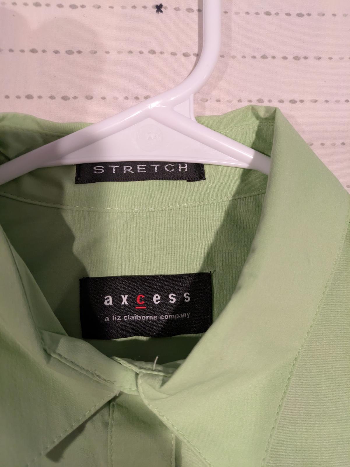 Axcess Sleeveless Button-Up Shirt Vest - Light Green - Womens Size Small - Image 7