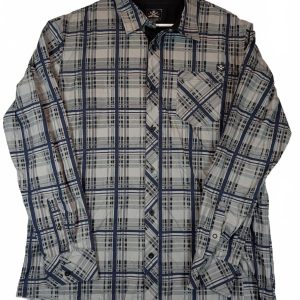 DC Shoes Plaid Button Up Shirt Long Sleeve Skate Streetwear Mens XL
