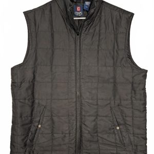 Chaps Quilted Zip Up Puffer Vest Insulated Outdoor Casual Mens Large