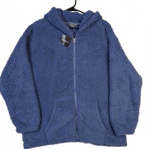Eddie Bauer Fireside Plush Sherpa Hoodie Full Zip Cozy Womens XL