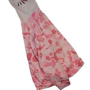Hello Kitty Pink Camo Zip Hoodie Costume Hood Kawaii Anime Womens Large