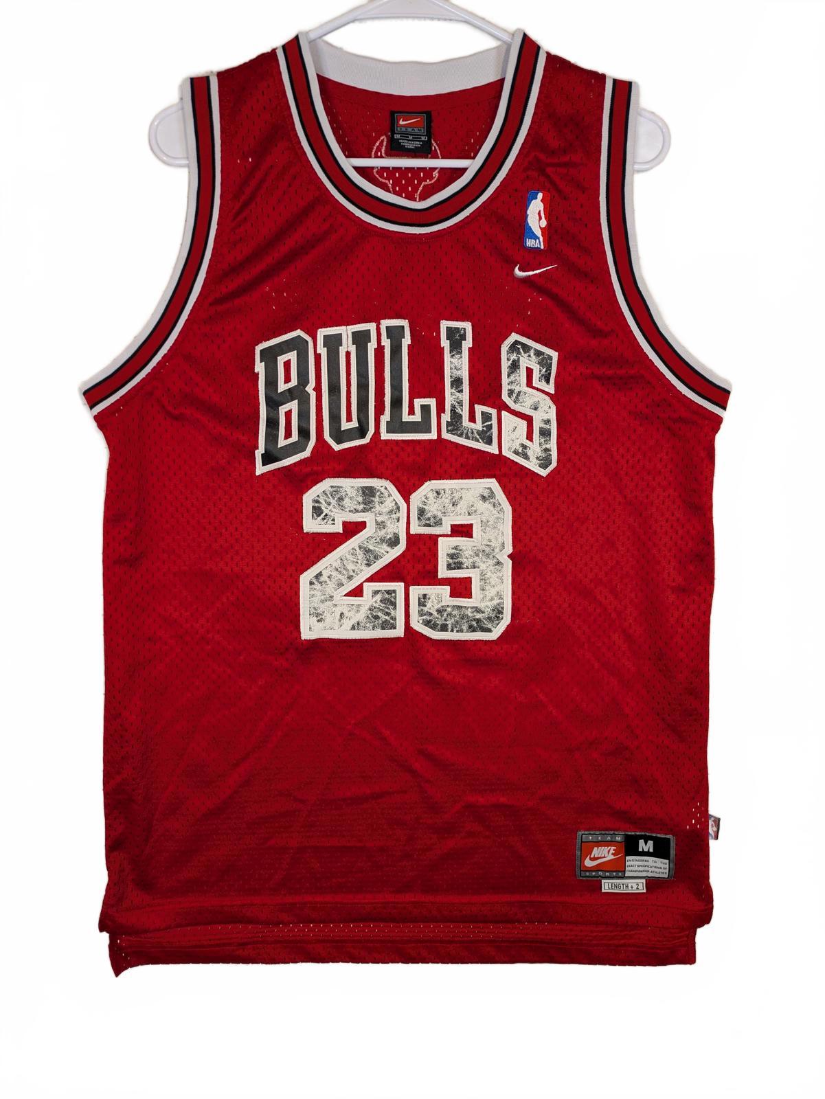 Nike Chicago Bulls Jordan 23 NBA Basketball Jersey Mens Medium Length +2 Tank