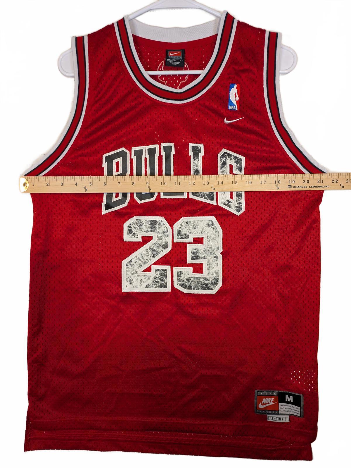 Nike Chicago Bulls Jordan 23 NBA Basketball Jersey Mens Medium Length +2 Tank - Image 3