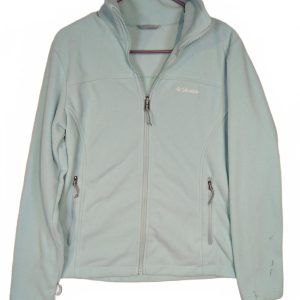 Columbia Sportswear Full Zip Fleece Jacket Womens Medium Lightweight Outdoor