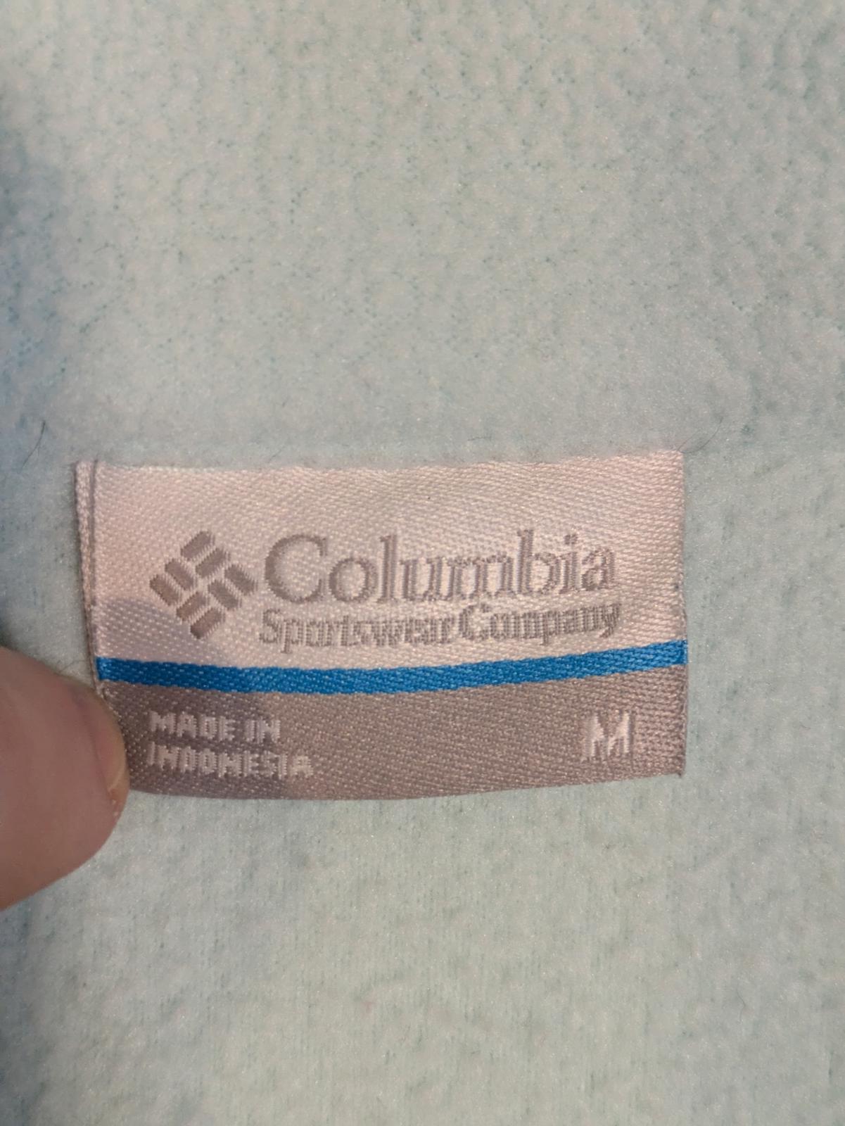 Columbia Sportswear Full Zip Fleece Jacket Womens Medium Lightweight Outdoor - Image 3