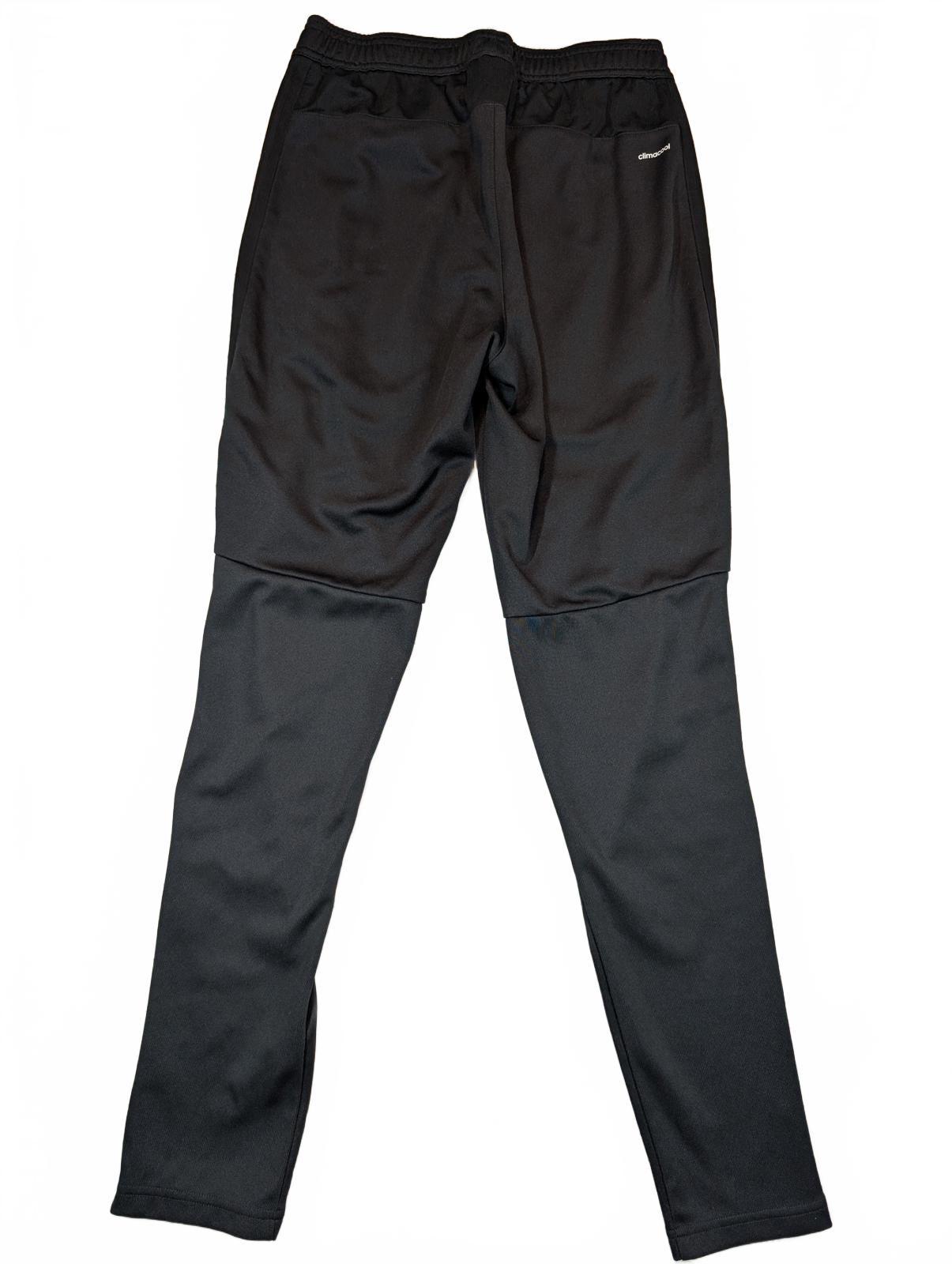 Adidas Climalite Track Pants Tapered Athletic Jogger Black Mens Small 28x29 - Image 2