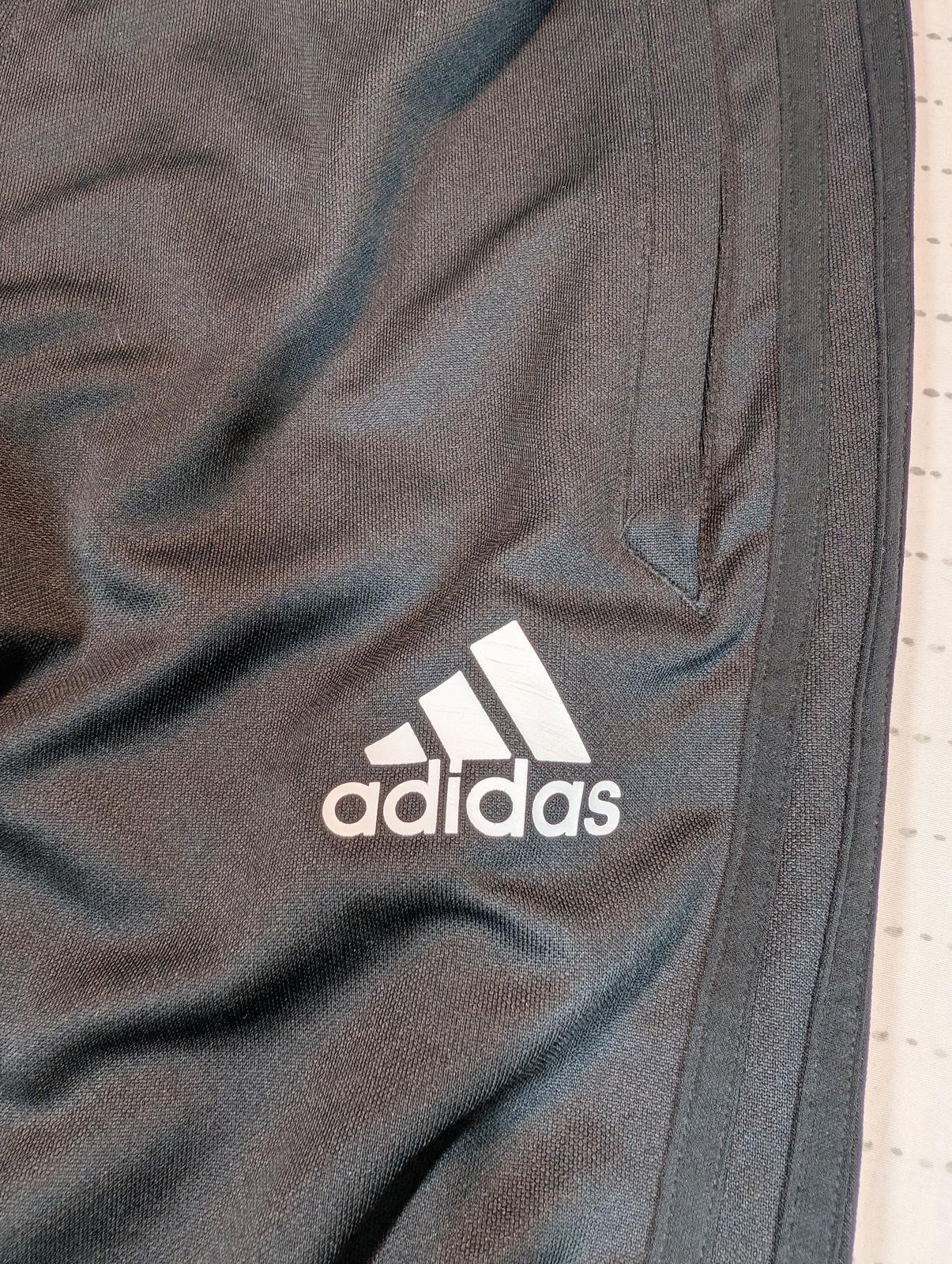 Adidas Climalite Track Pants Tapered Athletic Jogger Black Mens Small 28x29 - Image 4