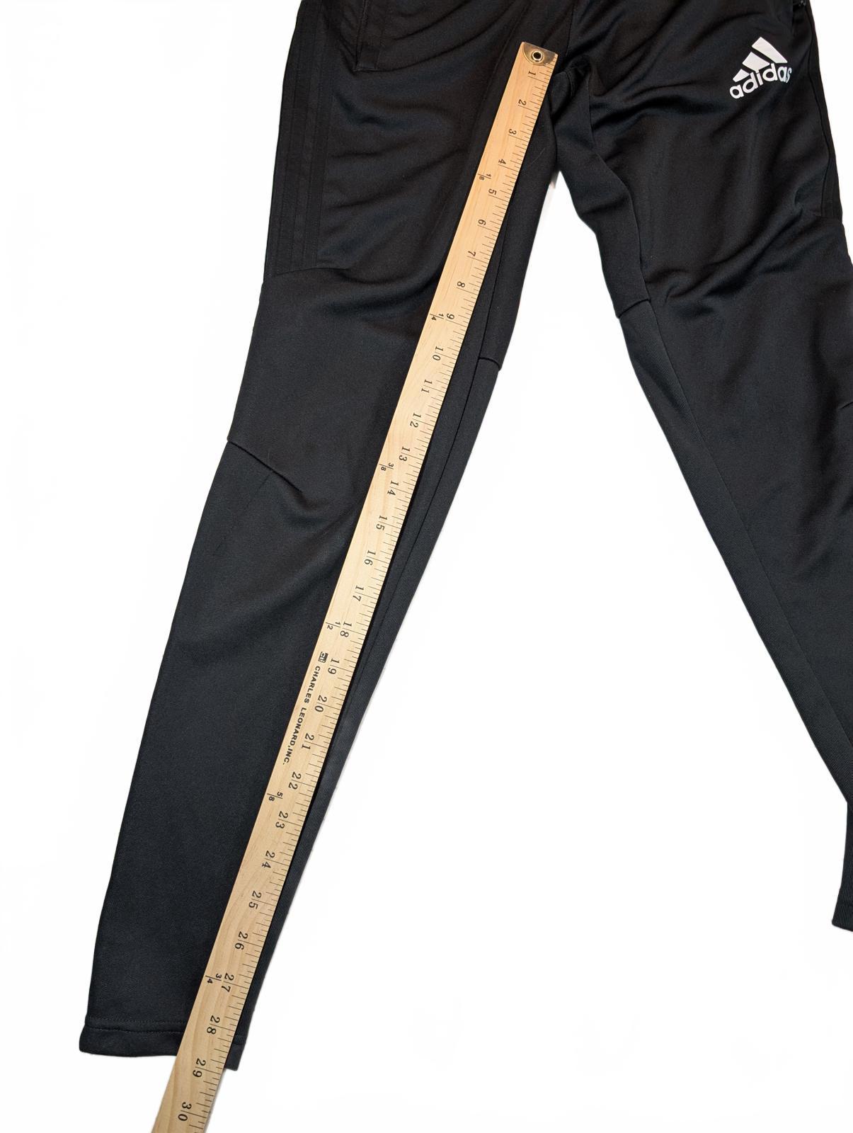 Adidas Climalite Track Pants Tapered Athletic Jogger Black Mens Small 28x29 - Image 8