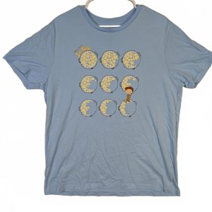 Disney Pixar La Luna Moon Phases Graphic T-Shirt Mens Large Short Sleeve