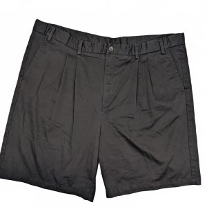 Eddie Bauer Pleated Cotton Chino Casual Outdoor Shorts Mens 46 Tall 46x9