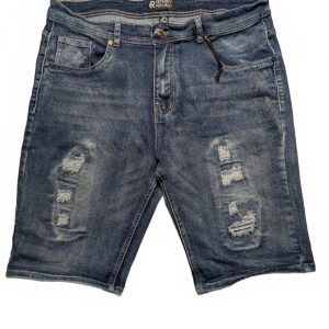 Refinery Republic Distressed Denim Shorts Ripped Bermuda Casual Mens Size 36