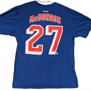 Reebok New York Rangers Short Sleeve Tees - McDonagh #27 & Rangers Logo